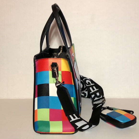 KARL LAGERFELD Colorful Tote Bag NWT